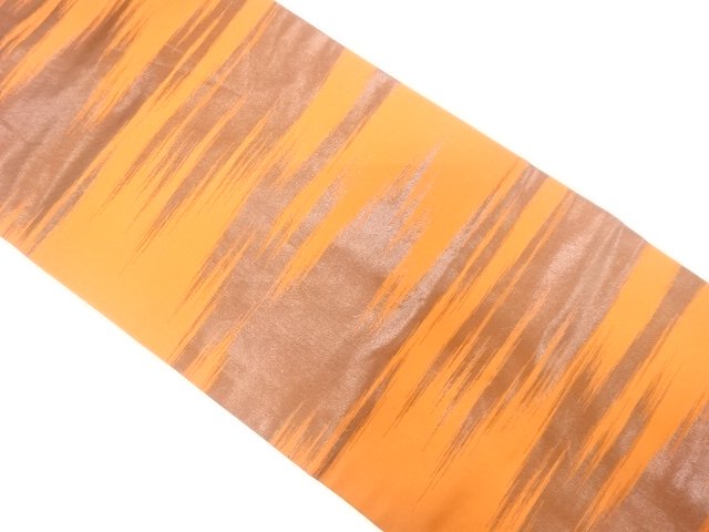 霞模様織り出し　名古屋帯